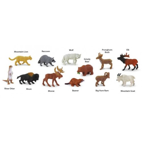 Animals of North America - tuba Safari Ltd