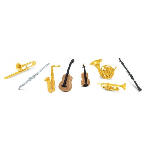 SAFARI Ltd figurky Hudební nástroje v tubě