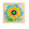 Entwicklungsstadien des Puzzlespiel-3D - Sonnenblume