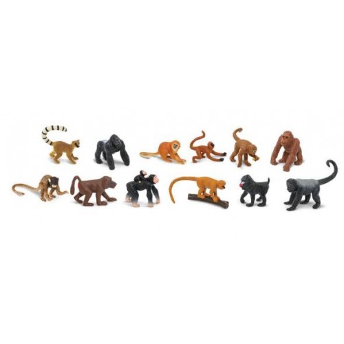 SAFARI Ltd figurky Primáti a opice v tubě