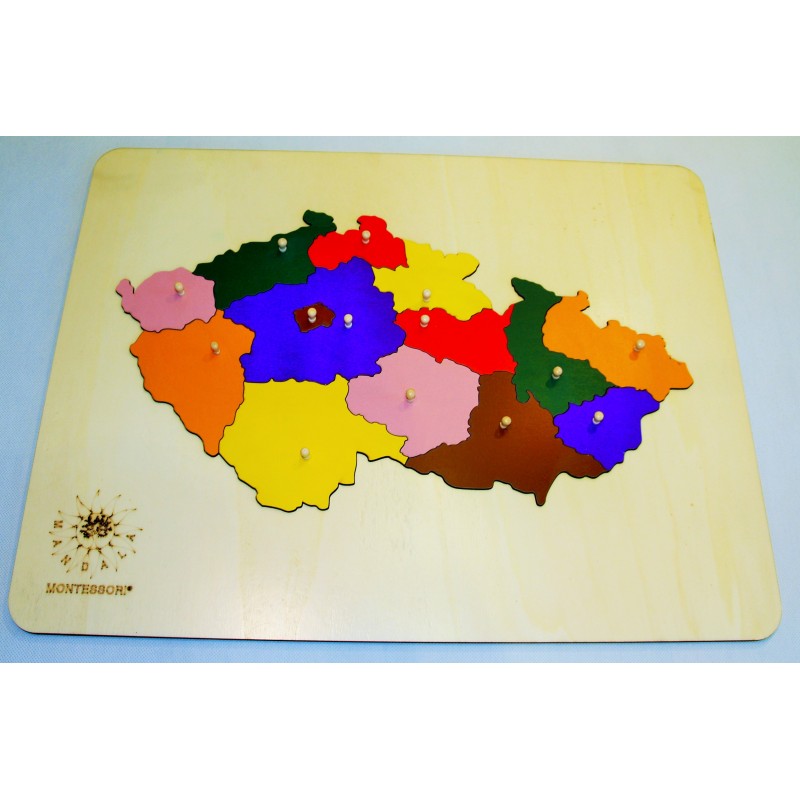 Puzzle mapa Slovenská republika