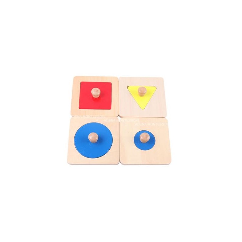 Sada 4 samostatných tvarů jako puzzle
