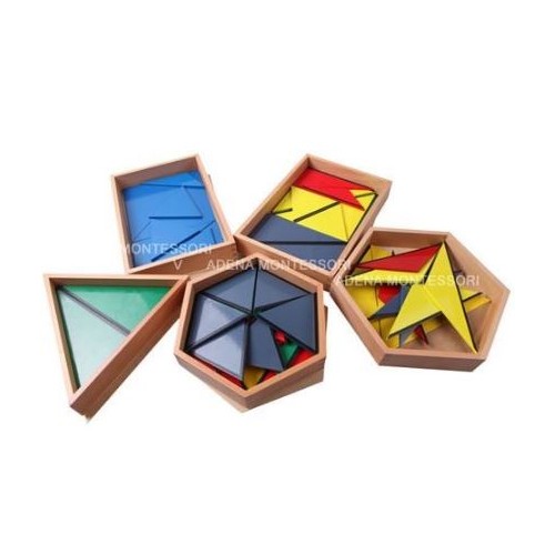 Konstruktivní trojhúhelníky s 5 krabicemi