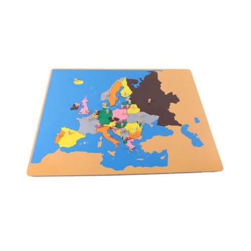 Europa-Kartenpuzzlespiel