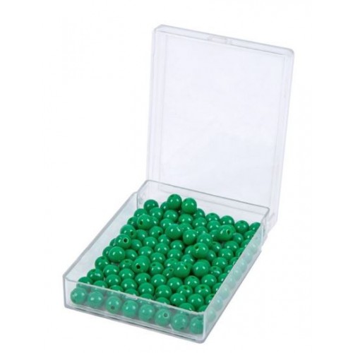 100 zelených "jednotek" v plastové krabičce