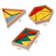Konstrukční trojhúhelníky s 5 krabicemi