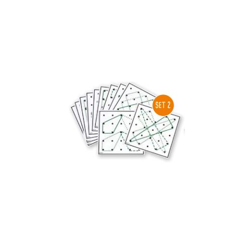  Betzold - Pracovní karty ke geometrické desce 5x5 kolíků (set 2)