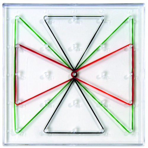 Betzold - Geometrická deska - 5x5 kolíků