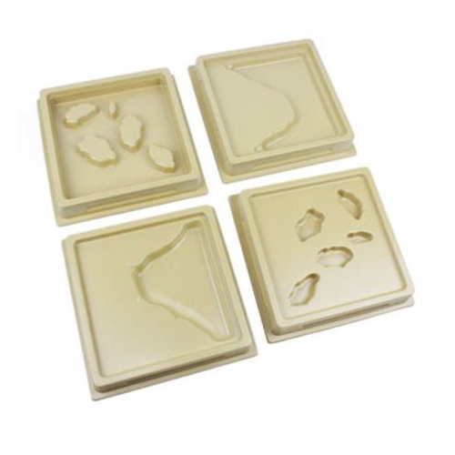 Land and Water Form Trays: Set 4