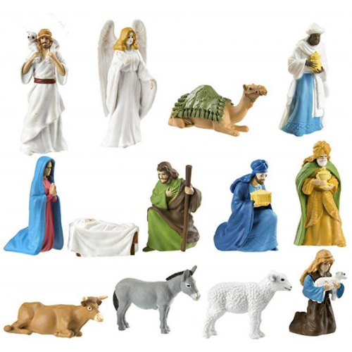 SAFARI Ltd figurky Vánoční Betlém v tubě