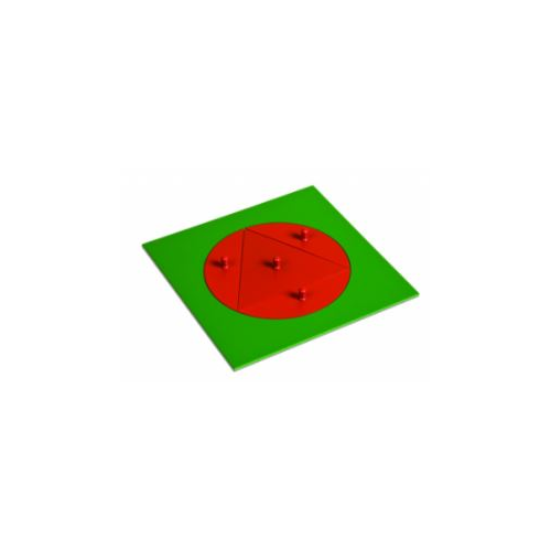 Nienhuis - Kovový trojúhelník v kruhu pro Zlomkovou komodu