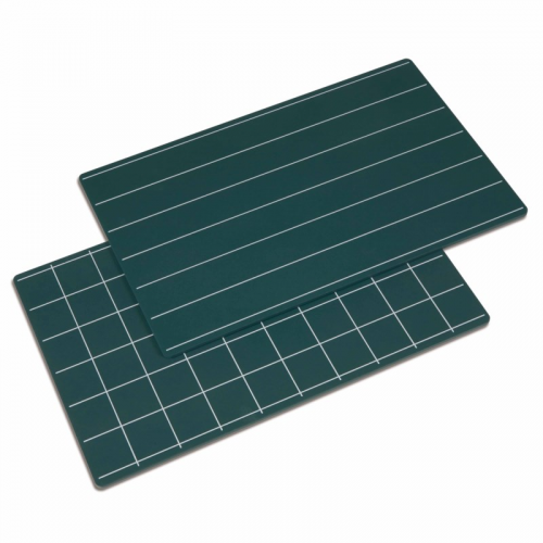 Green boards with Lines