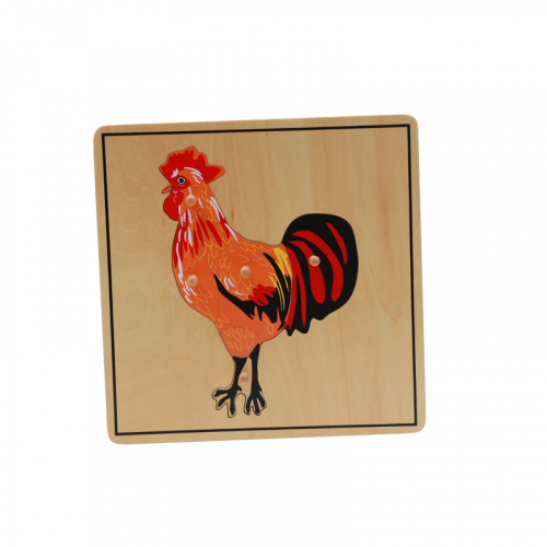 Animal Puzzle: Rooster