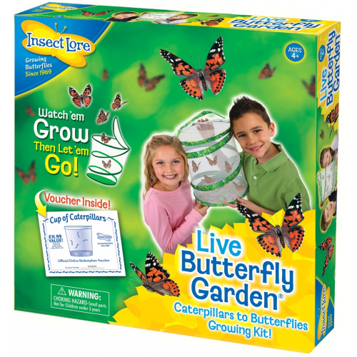 InsectLore Motýlí zahrádka kompletní sada (3-5 housenek)