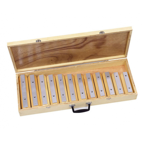 Dřevěné hudební bloky xylofon - 12ks