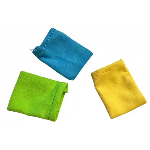 Toddler Finger Cloth - Yelow, Pink, Blue, Green