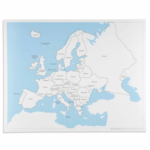 Kontrola Mapa Europy