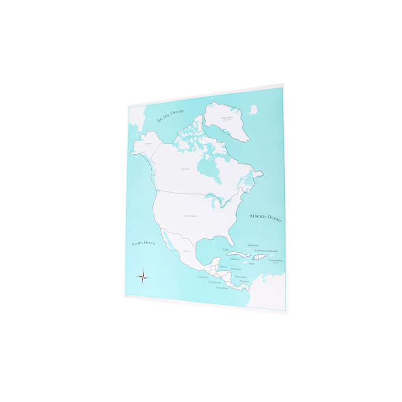 Kontrolní mapa Severní Amerika