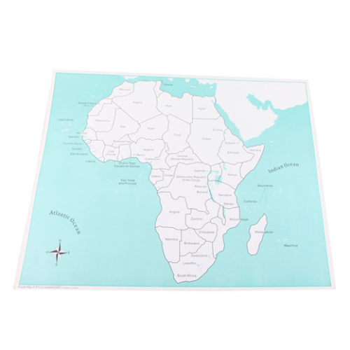 Kontrolní mapa Afrika
