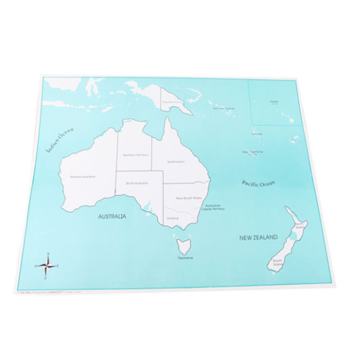 Kontrolní mapa Austrálie