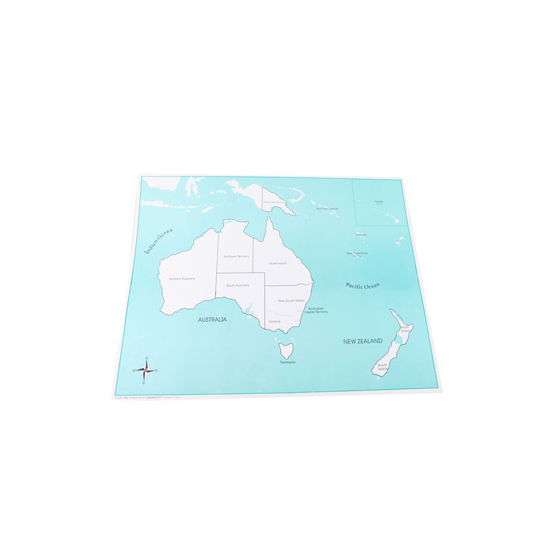 Kontrolní mapa Austrálie