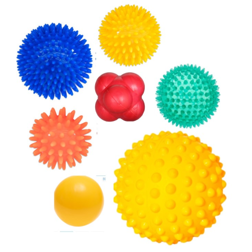 Montessori senzorické míčky - malá sada