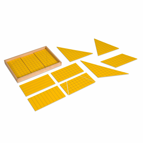 NIENHUIS Žluté konstrukční trojúhelníky - výpočet obsahu